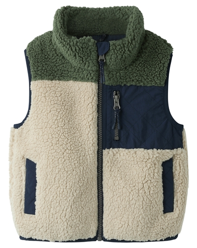 Name It - NMMMonico Teddy Vest - Peyote